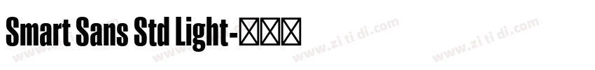 Smart Sans Std Light字体转换